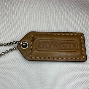 Med. Coach Hang Tag 2” Tan!